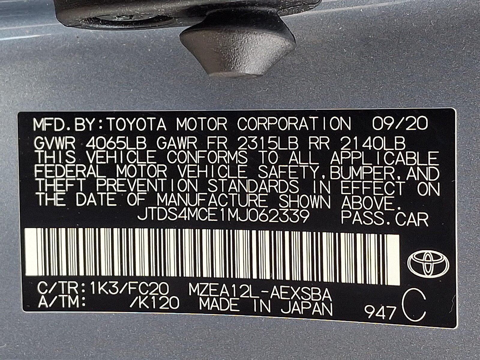 Used 2021 Toyota Corolla SE w/ Carpet Mat Package (TMS) FWD image 25