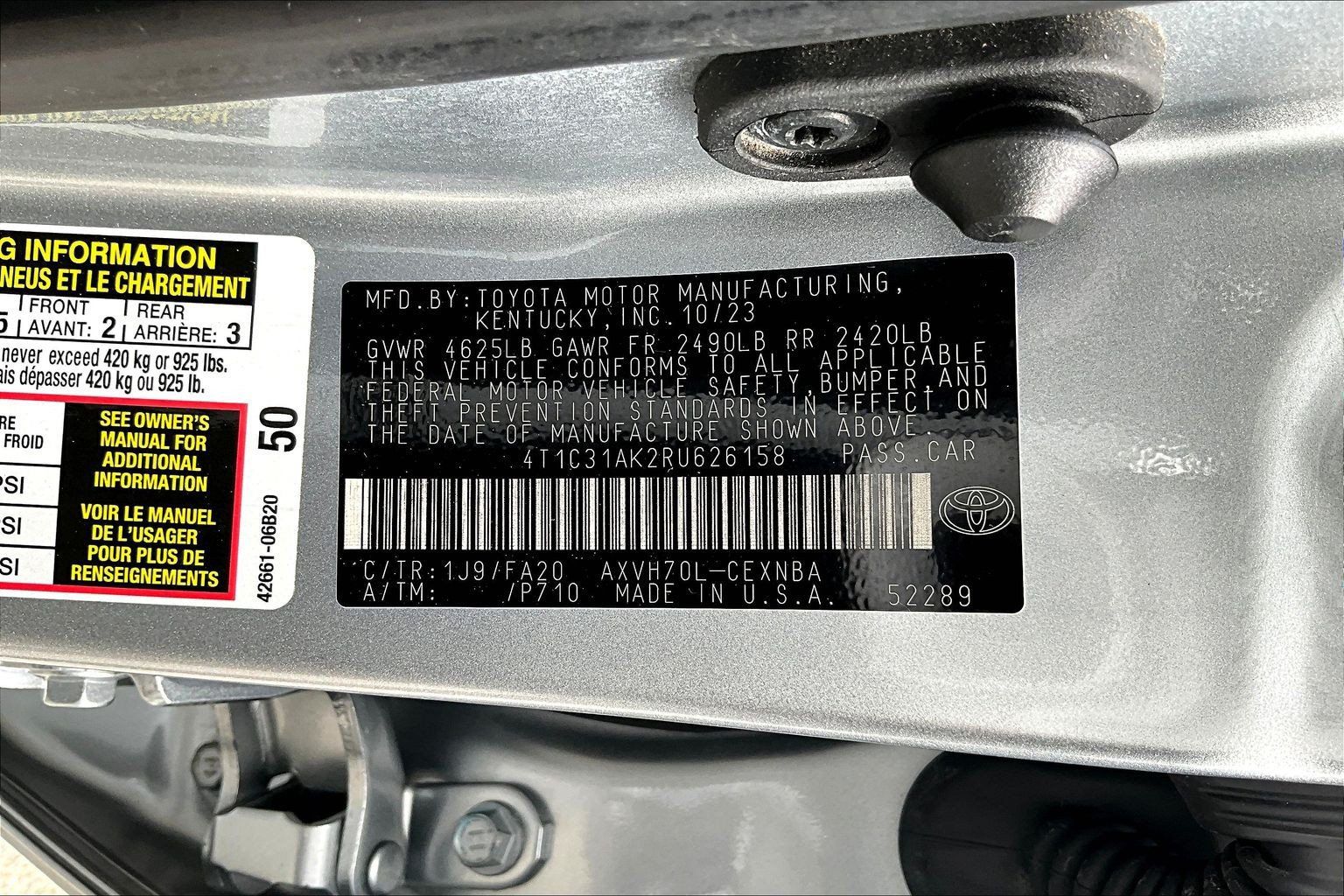 Used 2024 Toyota Camry LE FWD image 17