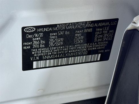 Used 2021 Hyundai Santa Fe Limited FWD image 35