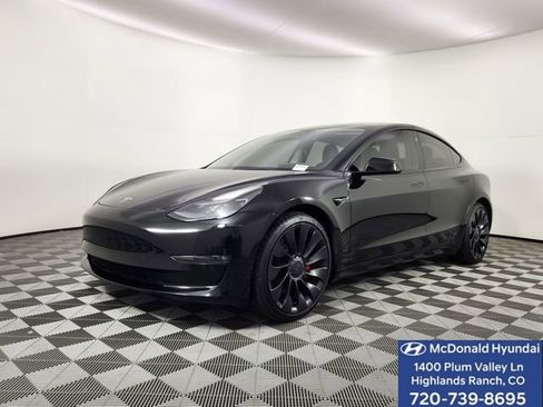 Used 2023 Tesla Model 3 Performance AWD/4WD image 1