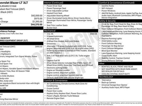Certified 2024 Chevrolet Blazer LT AWD/4WD image 26