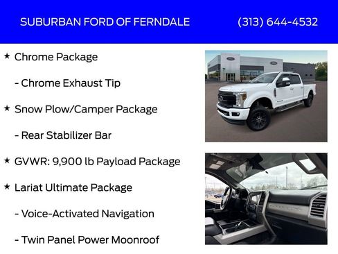 Used 2017 Ford F250 Lariat w/ Lariat Ultimate Package AWD/4WD image 9
