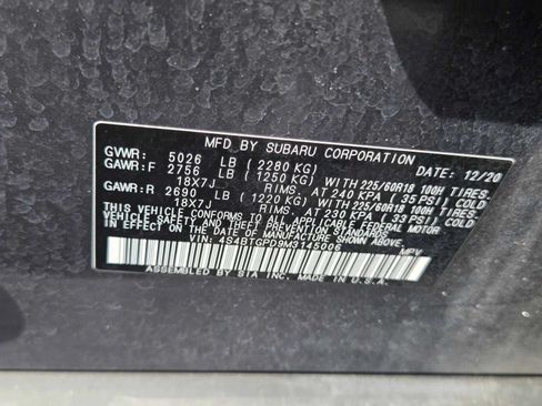 Used 2021 Subaru Outback Touring XT AWD/4WD image 22