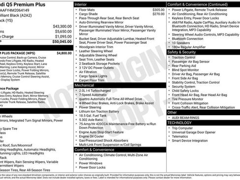 Used 2021 Audi Q5 2.0T Premium Plus w/ Premium Plus Package image 3