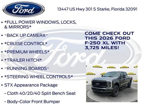 New 2026 Ford F250 XL w/ STX Appearance Package image 10