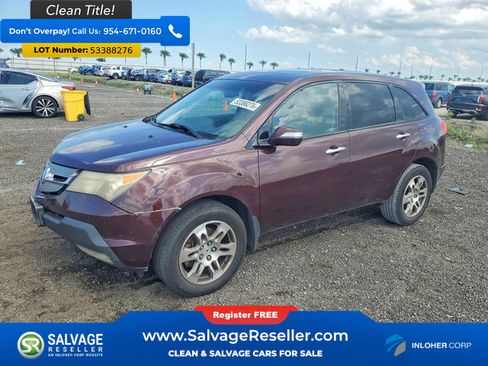 Used 2008 Acura MDX w/ Technology Package AWD/4WD image 1