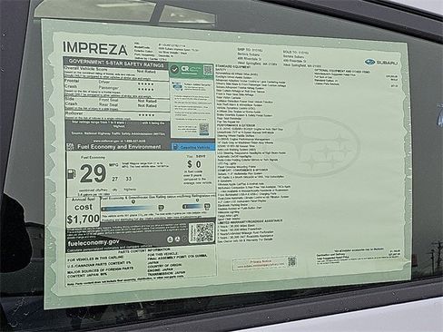 New 2026 Subaru Impreza 2.0i Sport image 20