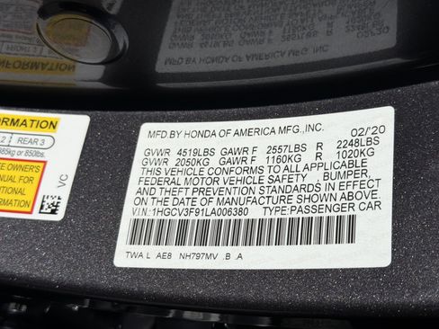Used 2020 Honda Accord Touring image 30