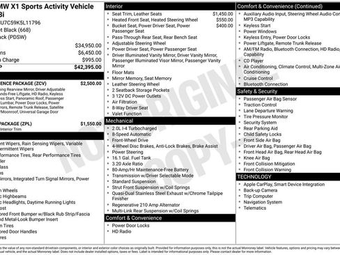 Used 2019 BMW X1 sDrive28i w/ Convenience Package image 3