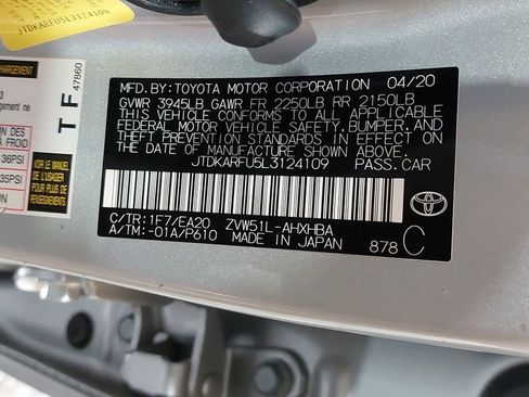 Used 2020 Toyota Prius XLE w/ Advanced Technology Package FWD image 36
