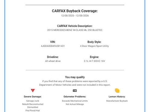 Used 2015 Mercedes-Benz ML 250 BlueTEC 4MATIC image 54