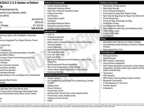Certified 2024 MAZDA MAZDA3 s FWD image 6