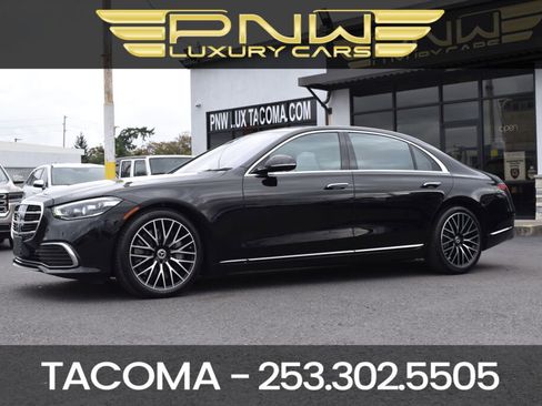 Used 2021 Mercedes-Benz S 580 4MATIC Sedan image 1