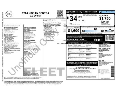 Used 2024 Nissan Sentra SV w/ All-Weather Package FWD image 26
