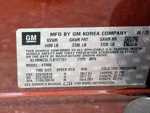 Used 2020 Buick Encore GX Preferred w/ Cold Weather Comfort Package AWD/4WD image 16