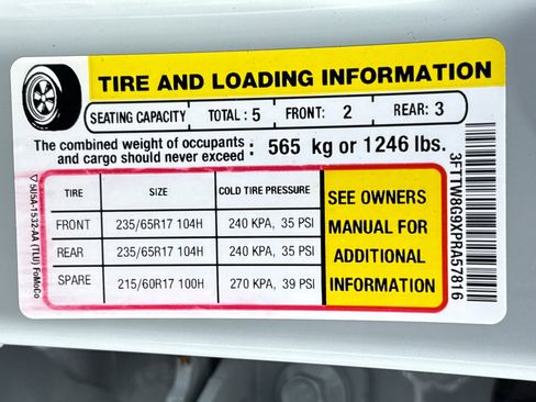 Used 2023 Ford Maverick Tremor w/ Tremor Off-Road Package AWD/4WD image 28