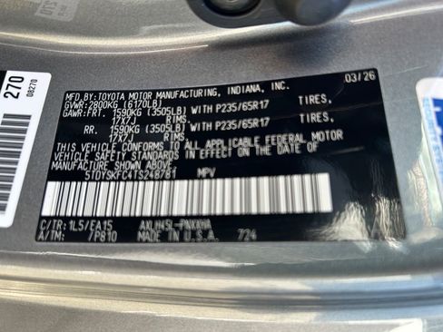 Used 2026 Toyota Sienna XLE AWD/4WD image 36
