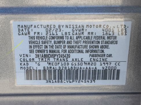Used 2023 Nissan Sentra SV FWD image 33