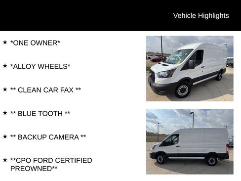 Certified 2023 Ford Transit 250 Medium Roof image 4