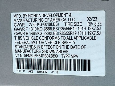 Used 2023 Honda Odyssey Touring image 35