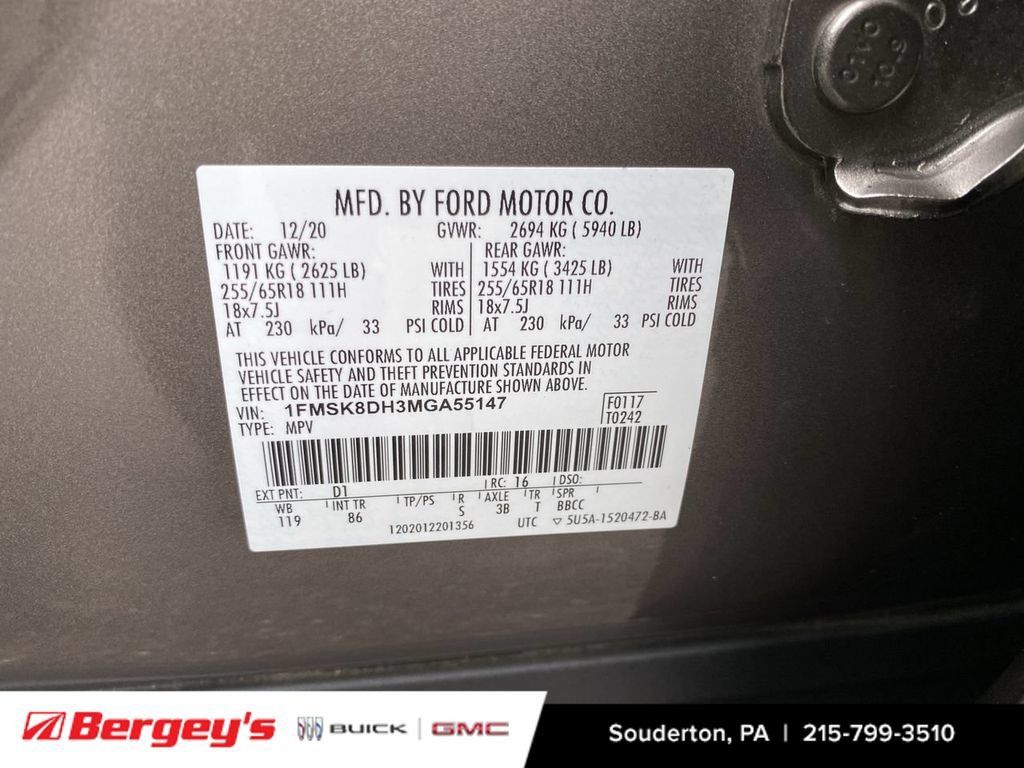 Used 2021 Ford Explorer XLT w/ Class III Trailer Tow Package AWD/4WD image 37