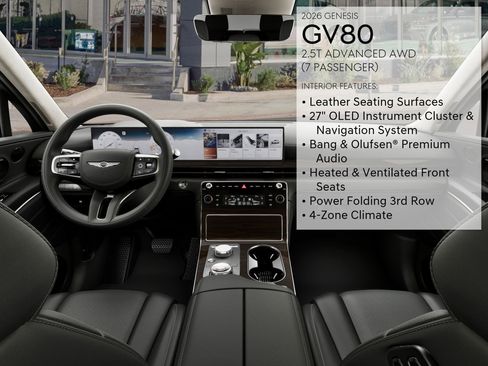 New 2026 Genesis GV80 2.5T Advanced image 18