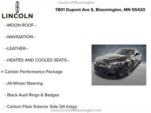 Used 2024 Audi RS e-tron GT w/ Carbon Performance Package AWD/4WD image 5