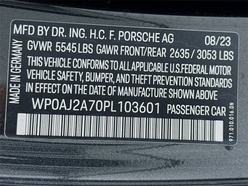 Certified 2023 Porsche Panamera Platinum Edition image 36