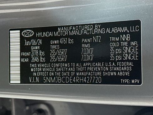 Certified 2024 Hyundai Tucson SEL AWD/4WD image 30