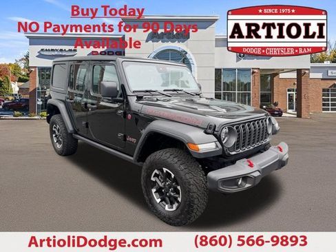Certified 2025 Jeep Wrangler Unlimited Rubicon AWD/4WD image 1