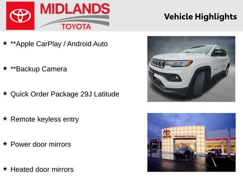 Used 2024 Jeep Compass Latitude AWD/4WD image 2
