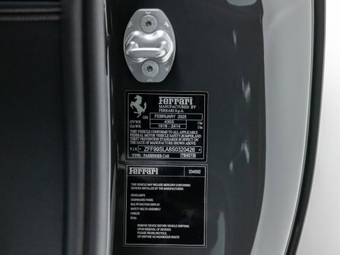 Certified 2025 Ferrari 296 GTB RWD image 47