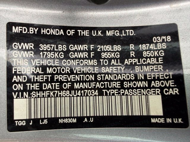 Used 2018 Honda Civic EX image 42
