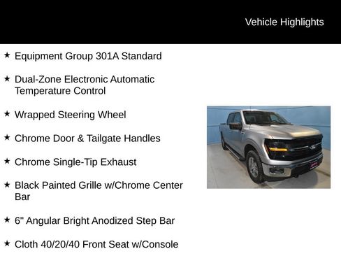 Used 2025 Ford F150 XLT w/ Equipment Group 301A Standard image 29