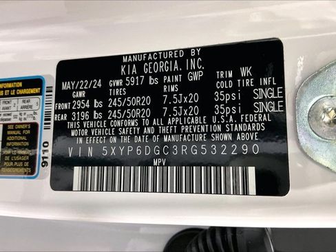 Used 2024 Kia Telluride S w/ S Sunroof Package AWD/4WD image 44