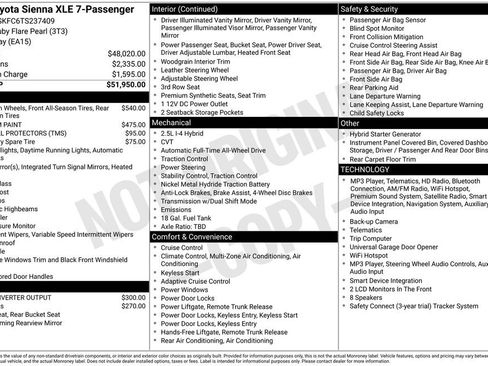 Used 2026 Toyota Sienna XLE AWD/4WD image 29