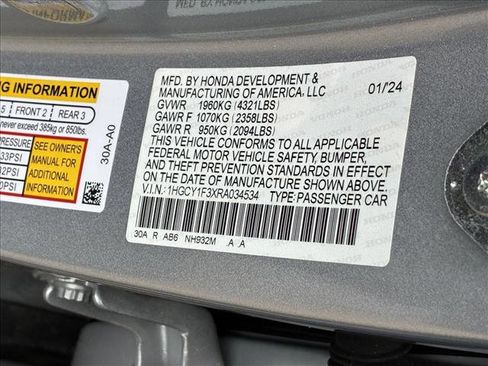 Used 2024 Honda Accord EX image 15