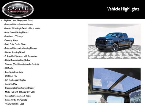 New 2026 RAM 1500 Big Horn AWD/4WD image 6