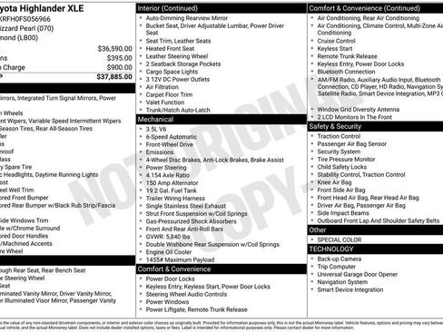 Used 2015 Toyota Highlander XLE FWD image 15