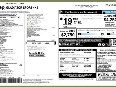 Certified 2025 Jeep Gladiator Mojave
