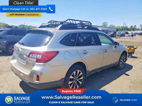 Used 2016 Subaru Outback 2.5i Limited AWD/4WD image 4