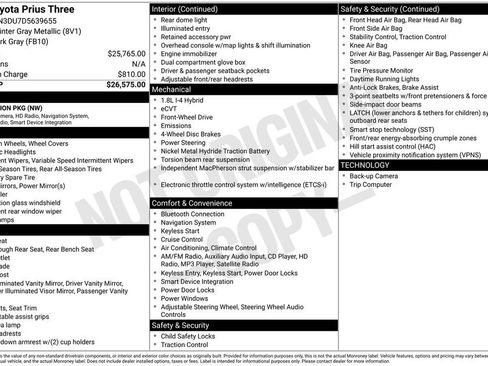 Used 2013 Toyota Prius Three image 11