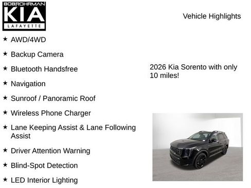 New 2026 Kia Sorento X-Line EX AWD/4WD image 7