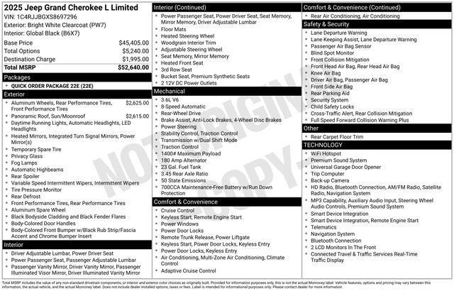 Used 2025 Jeep Grand Cherokee L Limited RWD image 11