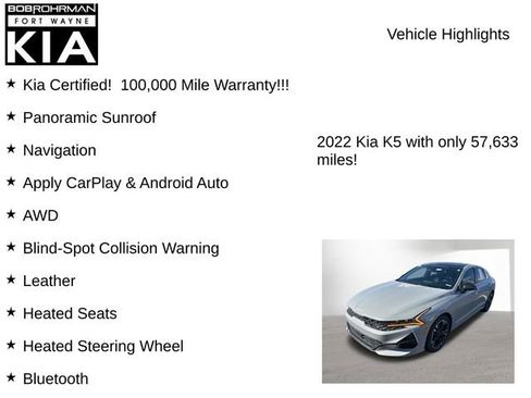 Certified 2022 Kia K5 GT-Line w/ GT-Line Awd Premium Package image 7