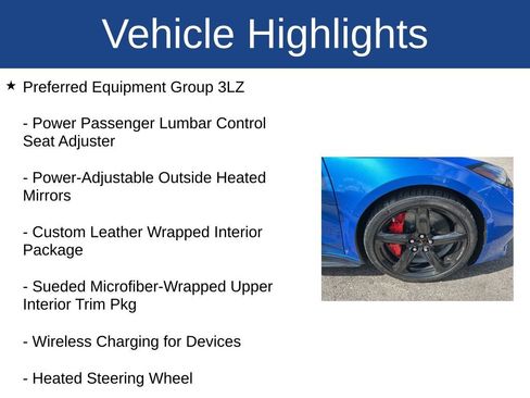 Used 2024 Chevrolet Corvette Z06 w/ Stealth Interior Trim Package image 4