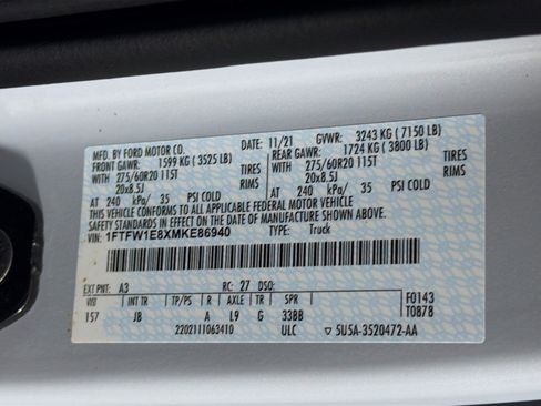 Used 2021 Ford F150 XL w/ STX Appearance Package image 30