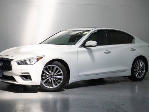 Used 2021 INFINITI Q50 Luxe w/ Cargo Package image 1
