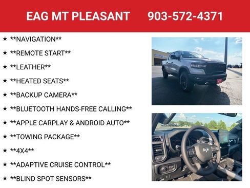 New 2026 RAM 1500 Rebel w/ Rebel Level 2 Equipment Group image 4