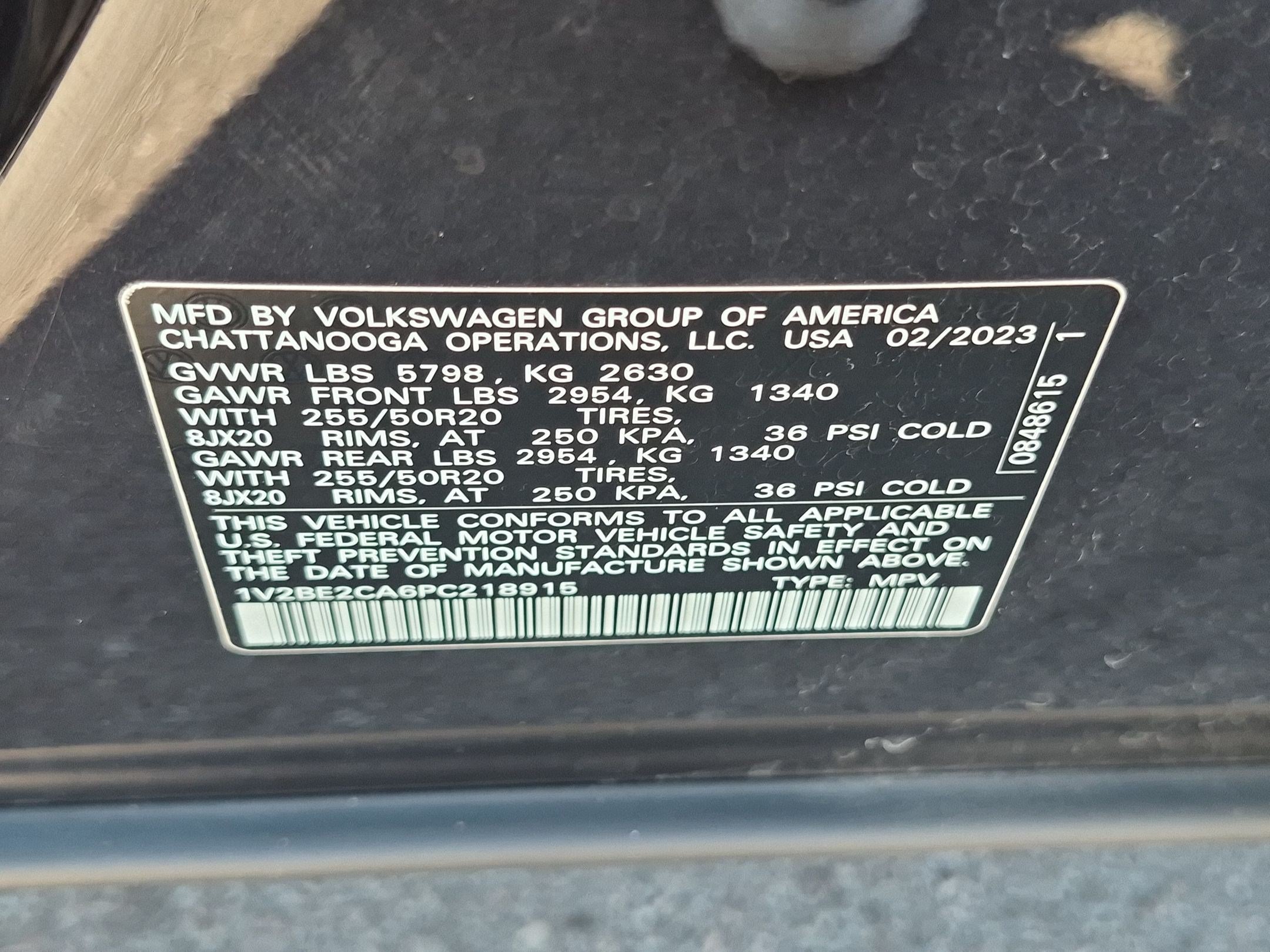 Used 2023 Volkswagen Atlas Cross Sport SEL AWD/4WD image 35